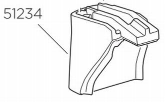 Thule 51234 Railing Cover 784/785/794/795