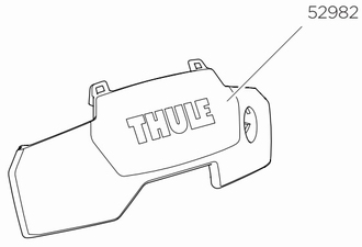 Thule 52982 Evo Clamp- Front Cover