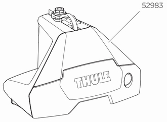 Thule 52983 Evo Clamp- complete foot