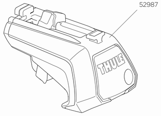 Thule 52987 Evo Raised Rail- complete foot