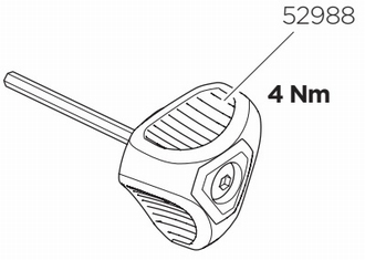 Thule 52988 Evo Raised Rail- Torque key 4N