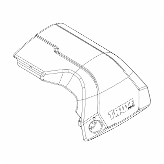 Thule 54246 Edge Flush Rail- Front cover R