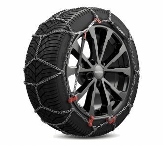 De dunste sneeuwketting ter wereld voor personenauto's