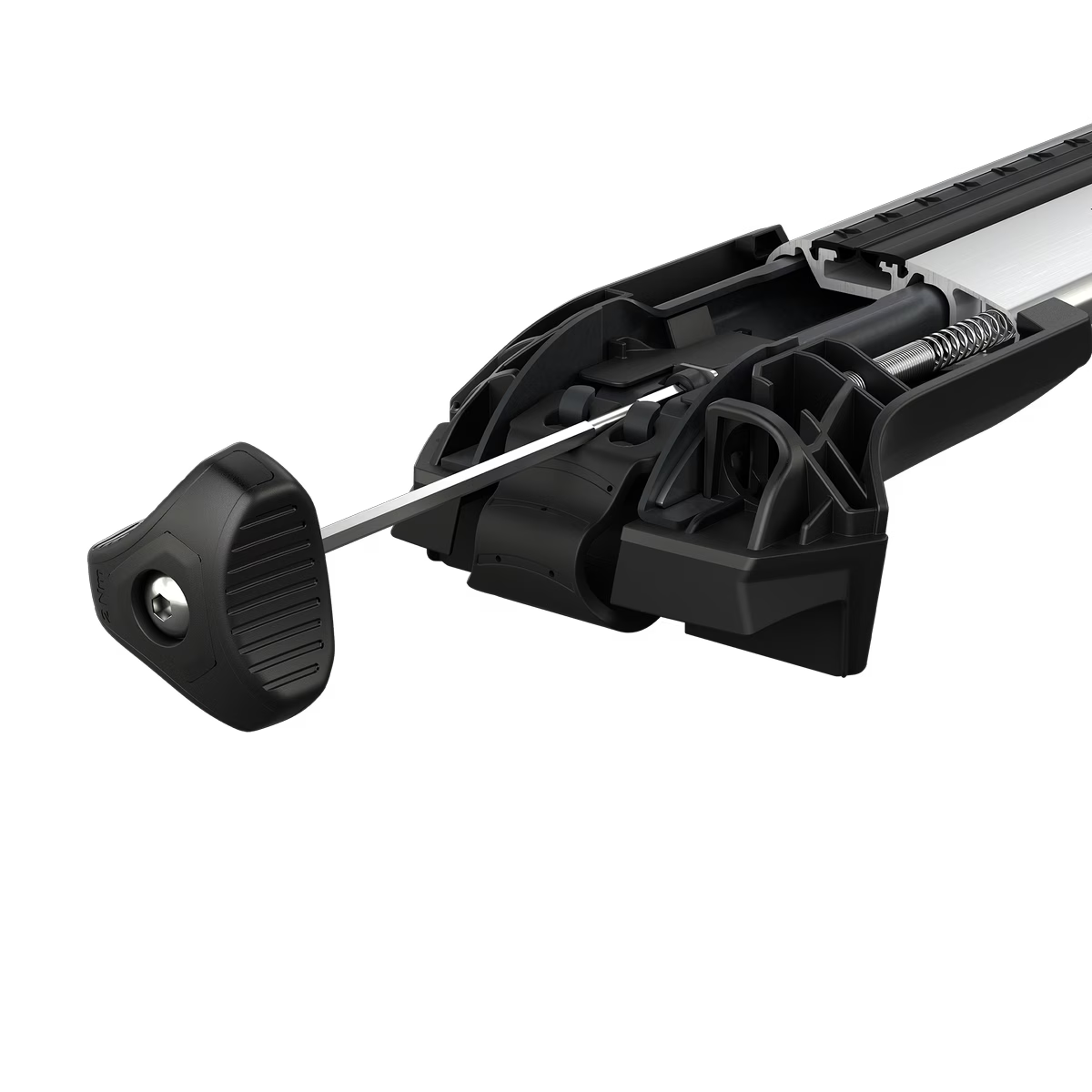 Dakdragerset Thule Evo Raised Rail 7204 met WingBar Edge Black