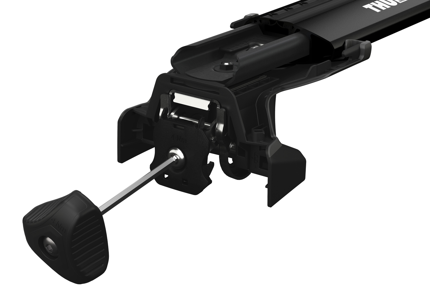 Dakdragerset Thule Fixpoint Edge 7207 met WingBar Edge Black