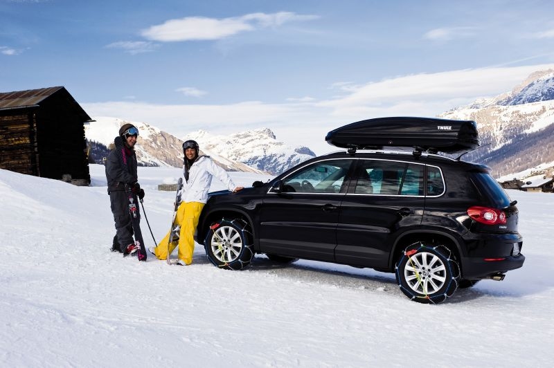 Loopvlak sneeuwketting voor personenauto's