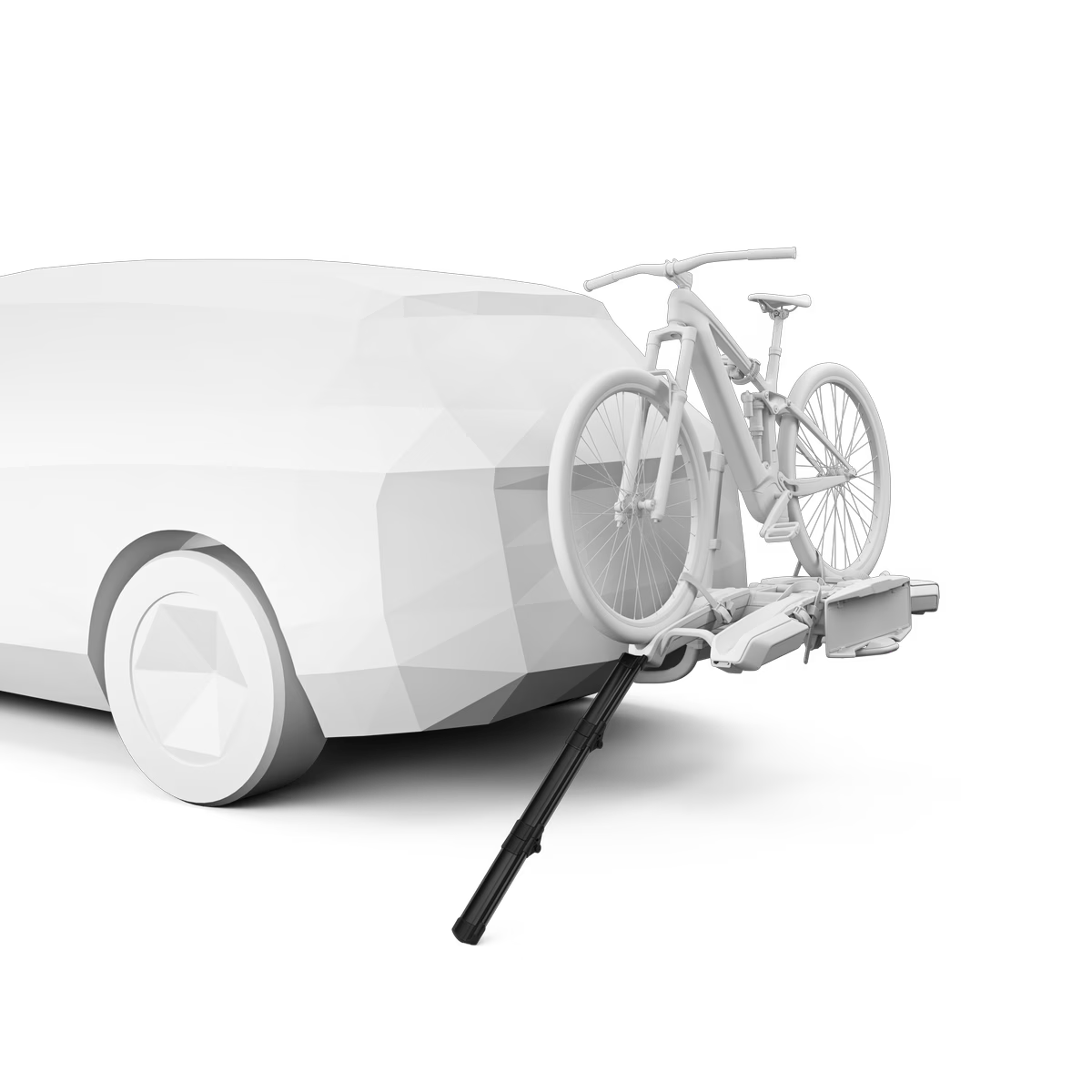 Thule fietsendrager EasyFold 3 2bike 13 pin 9441 met gratis High-Grade Lock