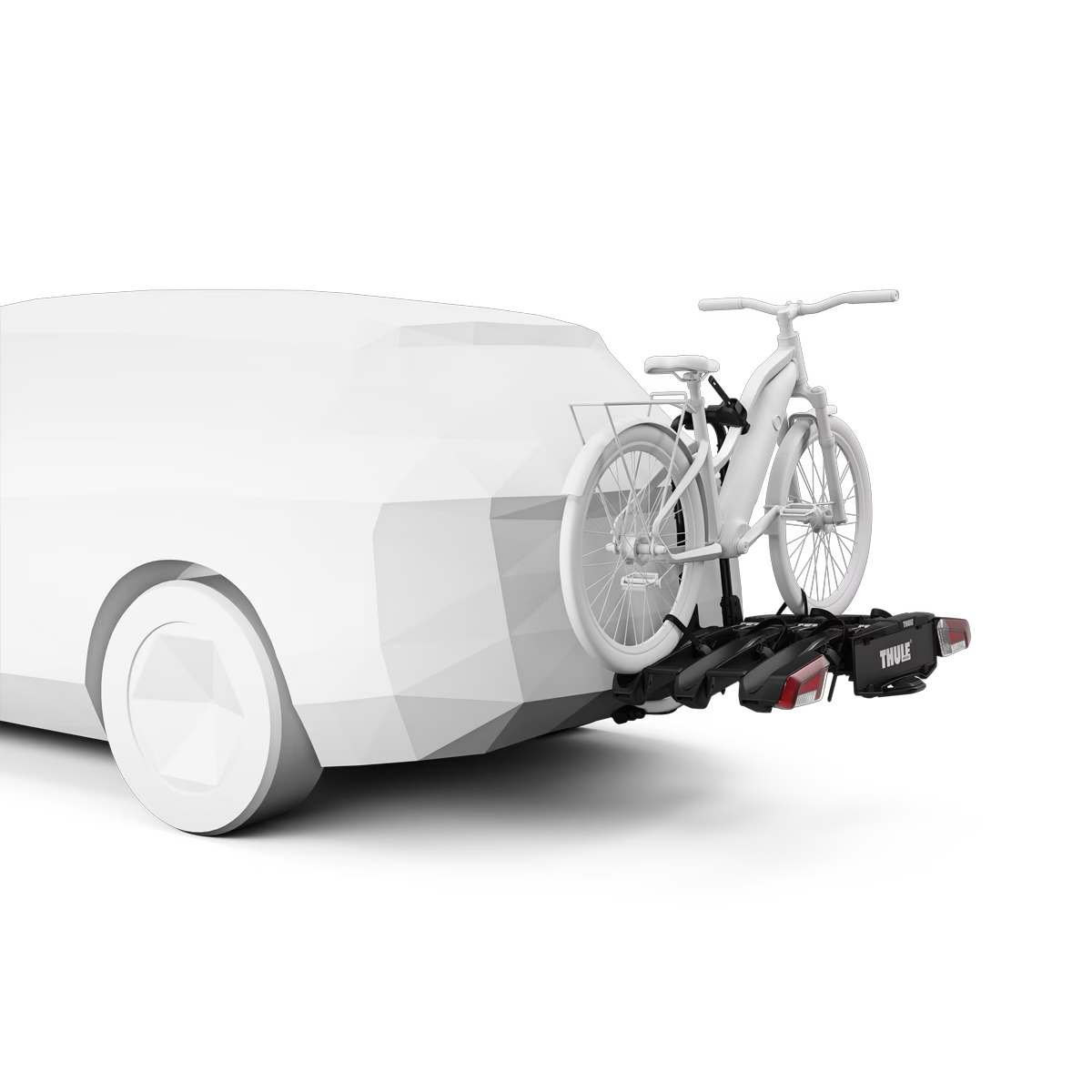 Thule fietsendrager EasyFold 3 3bike 13 pin 9451 met gratis High-Grade Lock