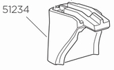 Thule 51234 Railing Cover 784/785/794/795