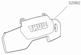 Thule 52982 Evo Clamp- Front Cover